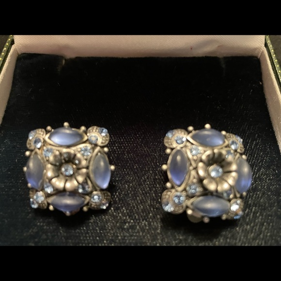 Jewelry - 1950’s gemstone earrings